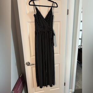 Medium pinstriped jumpsuit